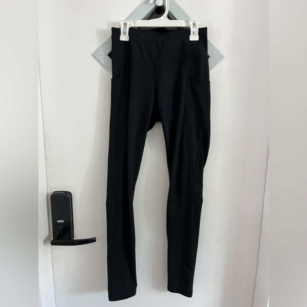 Black Heathyoga Leggins
